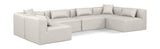 Cube Vegan Leather Modular Sectional - Modern Elegance for Contemporary Living Spaces and Offices