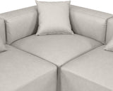Cube Vegan Leather Modular Sectional - Modern Elegance for Contemporary Living Spaces and Offices