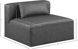 Cube Modern Vegan Leather Modular Chair - Luxurious Comfort for Stylish Living Spaces and Offices