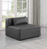 Cube Modern Vegan Leather Modular Chair - Luxurious Comfort for Stylish Living Spaces and Offices