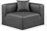 Cube Modern Vegan Leather Modular Chair - Luxurious Comfort for Stylish Living Spaces and Offices
