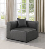 Cube Modern Vegan Leather Modular Chair - Luxurious Comfort for Stylish Living Spaces and Offices