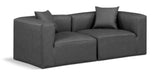 Cube Modular Sofa - Luxurious Vegan Leather Design for Modern Living Spaces and Chic Home Offices