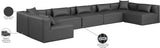 Cube Vegan Leather Modular Sectional - Modern Elegance for Contemporary Living Spaces and Offices