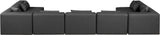 Cube Vegan Leather Modular Sectional - Modern Elegance for Contemporary Living Spaces and Offices