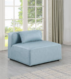 Cube Modern Vegan Leather Modular Chair - Luxurious Comfort for Stylish Living Spaces and Offices