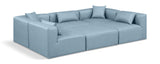 Cube Modular Sectional - Luxurious Vegan Leather Design for Contemporary Living Spaces and Comfort