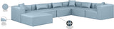 Cube Vegan Leather Modular Sectional: Luxurious, Contemporary Design for Elegant Living Spaces