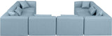 Cube Vegan Leather Modular Sectional - Elevate Your Contemporary Space with Luxurious Comfort & Style
