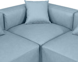 Cube Vegan Leather Modular Sectional - Elevate Your Contemporary Space with Luxurious Comfort & Style