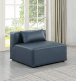 Cube Modern Vegan Leather Modular Chair - Luxurious Comfort for Stylish Living Spaces and Offices