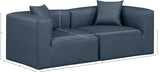Cube Modular Sofa - Luxurious Vegan Leather Design for Modern Living Spaces and Chic Home Offices