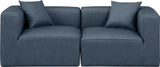 Cube Modular Sofa - Luxurious Vegan Leather Design for Modern Living Spaces and Chic Home Offices