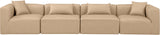 Cube Vegan Leather Modular Sofa - Luxurious Contemporary Design for Modern Living Spaces
