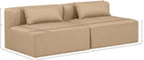 Cube Vegan Leather Modular Sofa - Elevate Your Living Space with Modern Elegance and Comfort
