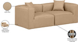 Cube Modular Sofa - Luxurious Vegan Leather Design for Modern Living Spaces and Chic Home Offices