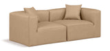 Cube Modular Sofa - Luxurious Vegan Leather Design for Modern Living Spaces and Chic Home Offices