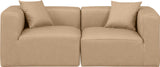 Cube Modular Sofa - Luxurious Vegan Leather Design for Modern Living Spaces and Chic Home Offices