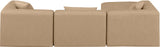 Cube Vegan Leather Modular Sectional - Modern Elegance and Versatile Comfort for Stylish Living Spaces
