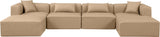 Cube Vegan Leather Modular Sectional - Elevate Your Space with Modern Elegance and Comfort Today!