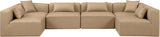 Cube Vegan Leather Modular Sectional - Modern Elegance for Contemporary Living Spaces and Offices
