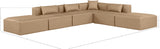 Cube Vegan Leather Modular Sectional - Modern Elegance and Comfort for Contemporary Spaces