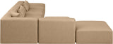 Cube Vegan Leather Modular Sectional - Modern Elegance and Comfort for Contemporary Spaces