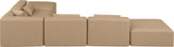 Cube Vegan Leather Modular Sectional - Modern Elegance and Comfort for Contemporary Spaces