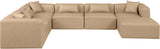 Cube Vegan Leather Modular Sectional: Luxurious, Contemporary Design for Elegant Living Spaces