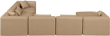 Cube Vegan Leather Modular Sectional: Luxurious, Contemporary Design for Elegant Living Spaces