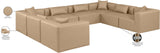 Cube Vegan Leather Modular Sectional - Elevate Your Contemporary Space with Luxurious Comfort & Style