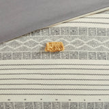 Sable Yellow Stripes Comforter/Duvet Cover Mini Set