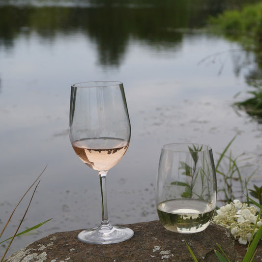 Outside Stemless White Wine 15oz, Pack Size - CASE 6