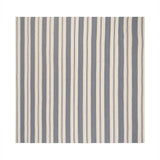French Home 71" X 119" Blue and Cream Striped Tablecloth
