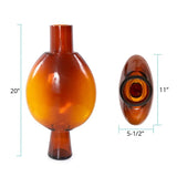 Ormand Burnt Orange Glass Vase