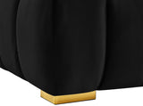 Gwen Velvet Sofa - Luxurious Comfort with Deep Biscuit Tufting & Custom Gold or Chrome Legs