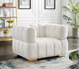 Gwen Velvet Chair: Luxurious Comfort Meets Contemporary Elegance with Customizable Legs and Tufting