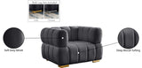Gwen Velvet Chair: Luxurious Comfort Meets Contemporary Elegance with Customizable Legs and Tufting