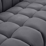 Gwen Velvet Chair: Luxurious Comfort Meets Contemporary Elegance with Customizable Legs and Tufting
