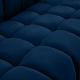 Gwen Velvet Sofa - Luxurious Comfort with Deep Biscuit Tufting & Custom Gold or Chrome Legs