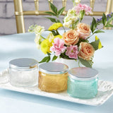 Garden Blooms Glass Tea Light Holder - Amber (Set of 4)