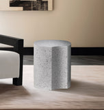 Dimple - End Table - Terazzo Finish