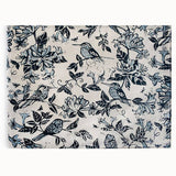 French Home Set of 4 Honeysuckle Placemats - Indigo