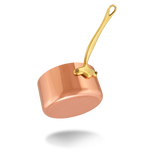 Mauviel M'Heritage M'150 B Copper Sauce Pan With Lid, Brass Handle