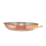 Mauviel M'Heritage M'150 B 2-Piece Copper Round Pan Set With Brass Handles