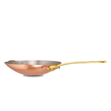 Mauviel M'Heritage M'150 B Copper Wok With Brass Handle, 11.8-In