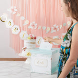 Geometric Floral Card Box