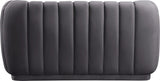 Dixie Velvet Loveseat: Elegant Contemporary Design with Deep Channel Tufting for Stylish Comfort