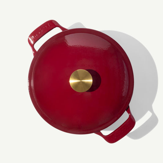 MADE IN Round Enameled Cast Iron Dutch Oven