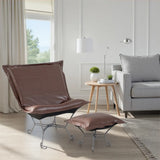 Puff Ottoman Cover Avanti Pecan -Cover Only